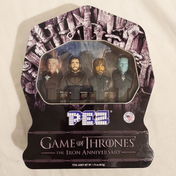 PEZ Candy Collectible Tin Game Of Thrones The Iron Anniversary Edition Unopened - Picture 1 of 6